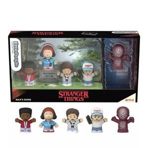 NEW Stranger Things Little People Max's Song Collector Set Fisher-Price Netflix